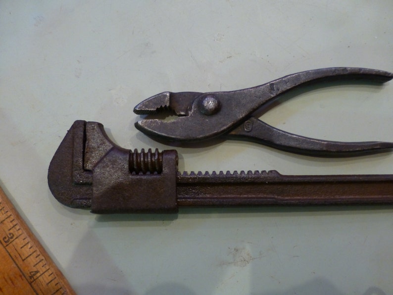Vintage Ford Adjustable Wrench and Ford Pliers Antique Tools | Etsy