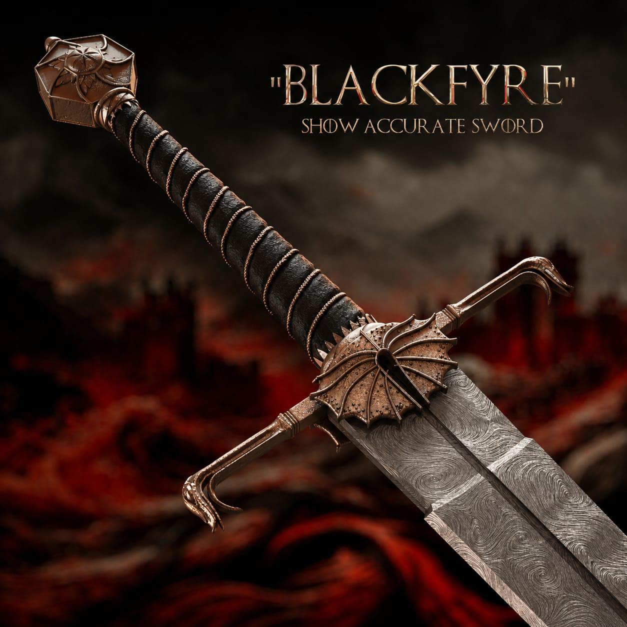 Blackfyre Sword House of Dragon - Etsy