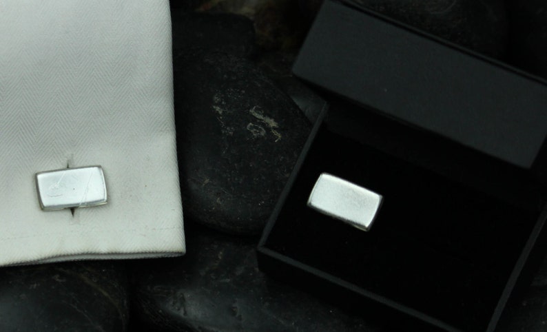 Gold Silver Cufflinks