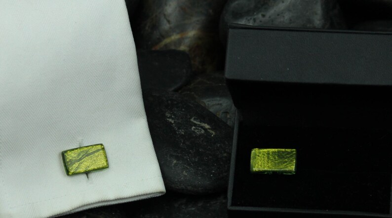 Gold Silver Cufflinks