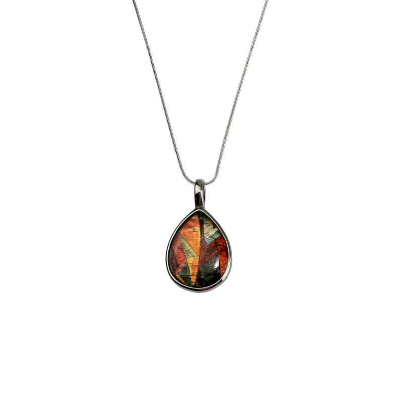 ENTRECHAT Metal Drop Pendant M023