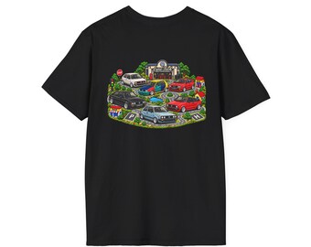Classic Car Cruise T-Shirt | Vintage Cars, Diner Scene, Car Show Tee