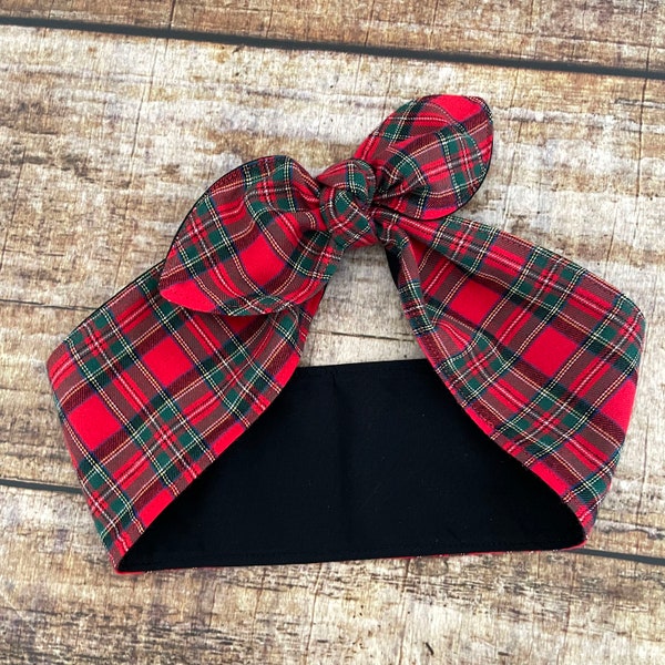 Rockabilly Haarband TARTAN Schottenkaro 50er Jahre