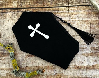 Mini bag Coffin key bag coffin black gothic