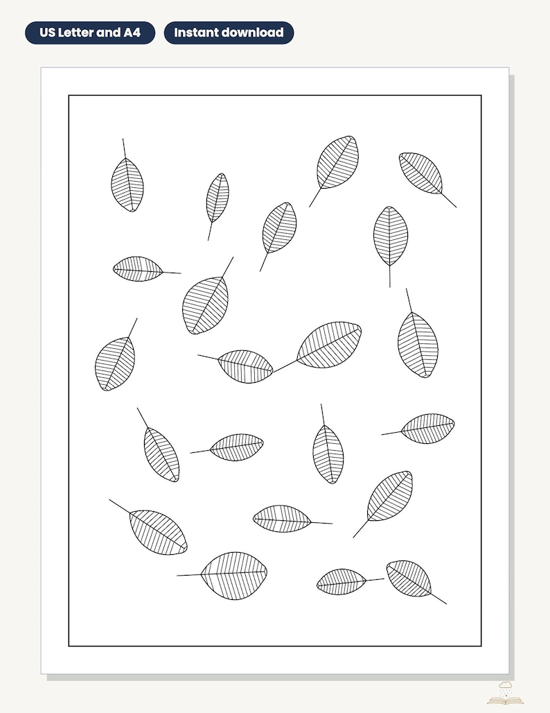 Floral Colouring Book for Adults Printable, 40 Flower, Leaf and Paisley ...