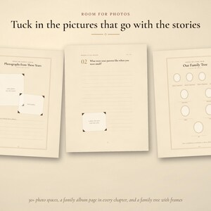 Tell Me Your Story Mom Memory Journal, Printable Mother Life Story Book, 250+ Questions, Guided Journal Gift for Mom from Daughter Son image 5