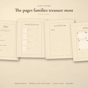 Dad Memory Journal, 250+ Questions, Guided Life Story Book (Digital Download) image 9