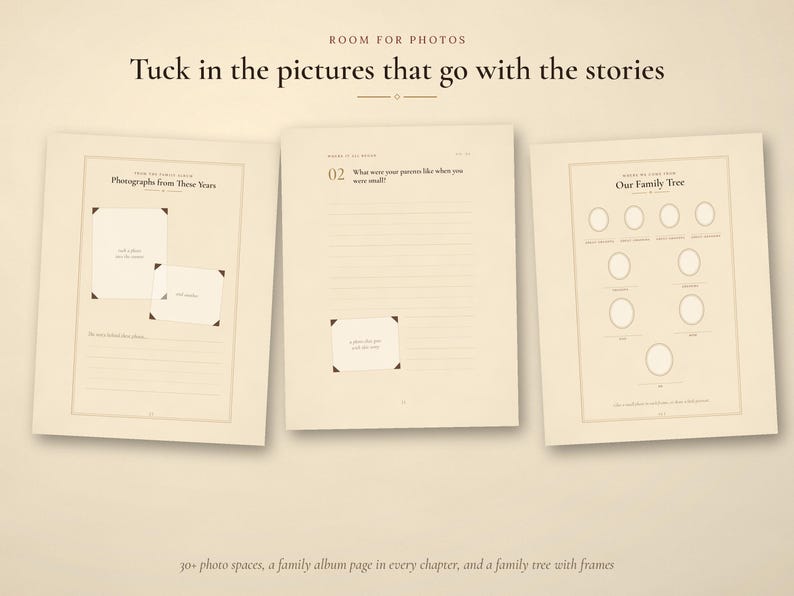 Dad Memory Journal, 250+ Questions, Guided Life Story Book (Digital Download) image 6