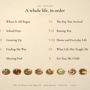 Tell Me Your Story Mom Memory Journal, Printable Mother Life Story Book, 250+ Questions, Guided Journal Gift for Mom from Daughter Son image 4