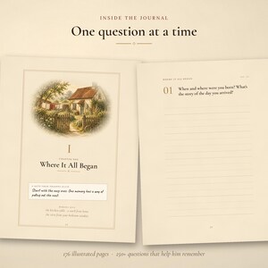 Dad Memory Journal, 250+ Questions, Guided Life Story Book (Digital Download) image 4