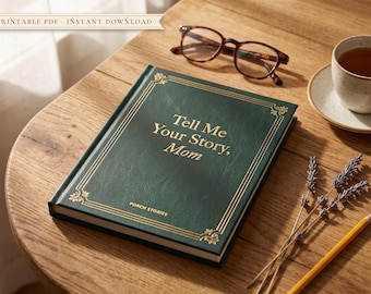 Mom Memory Journal, Guided Life Story Book, 250+ Questions (Digital Download)