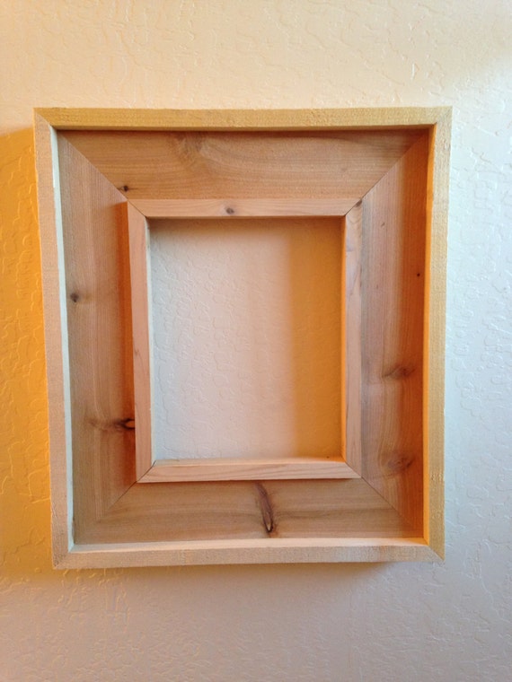 Southwest Mexican Rustic Style Wood Picture Frame Red Cedar 8 Image 0