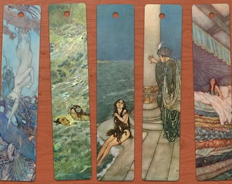 Edmund Dulac Printable Bookmark Set of 15 INSTANT DOWNLOAD