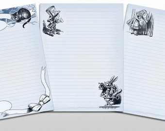 John Tenniel Alice in Wonderland printable PDF Stationery