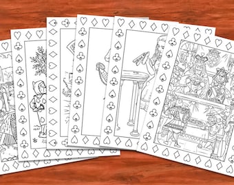 John Tenniel Alice in Wonderland Printable Coloring Book