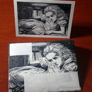 John Tenniel Alice in Wonderland Printable Greeting Card and Matching Envelope 5-Pack Set-2