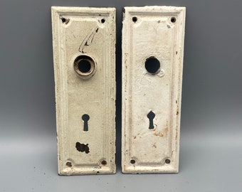 Antique Doorknob Plates- set of 2