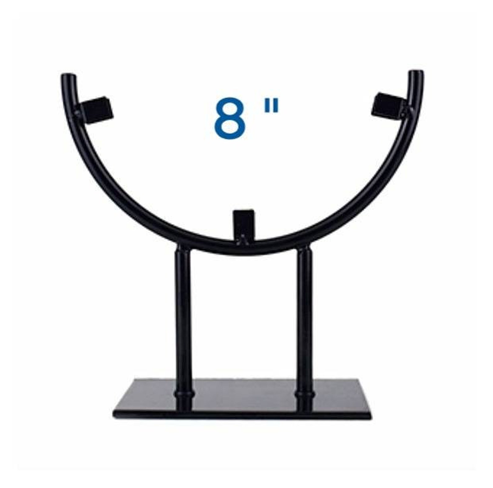 Black Cescent Metal Onament Display Stand 5.9 Inches
