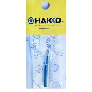 Hakko soldering iron tip. Stained glass accessory part, 1/8&quot;in. wide. Appropriate size for decorative soldering, attach rings, hooks, wire.