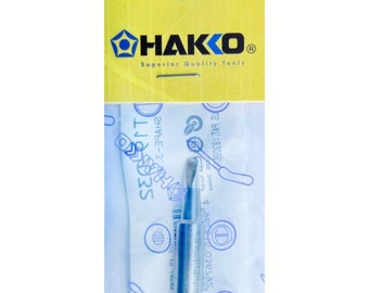 Hakko soldering iron tip. Stained glass accessory part, 1/8"in. wide. Appropriate size for decorative soldering, attach rings, hooks, wire.