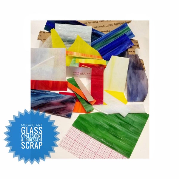Stained Glass Scrap Etsy