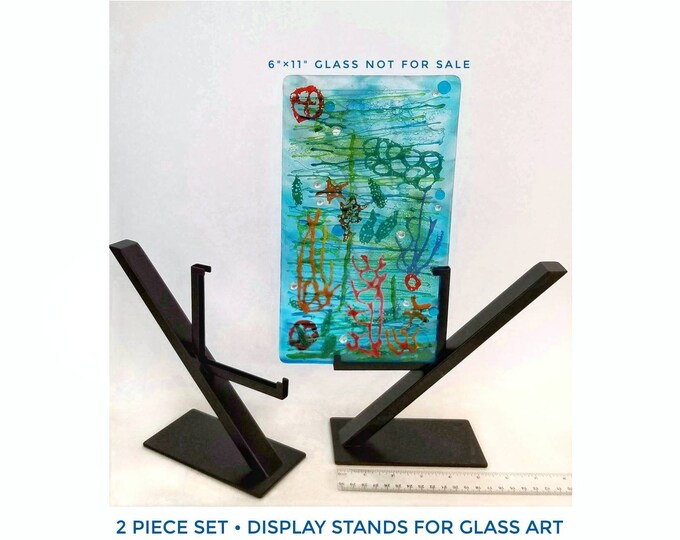 Display Stands for Plates & Glass Art. Holds Round or Squared Etsy