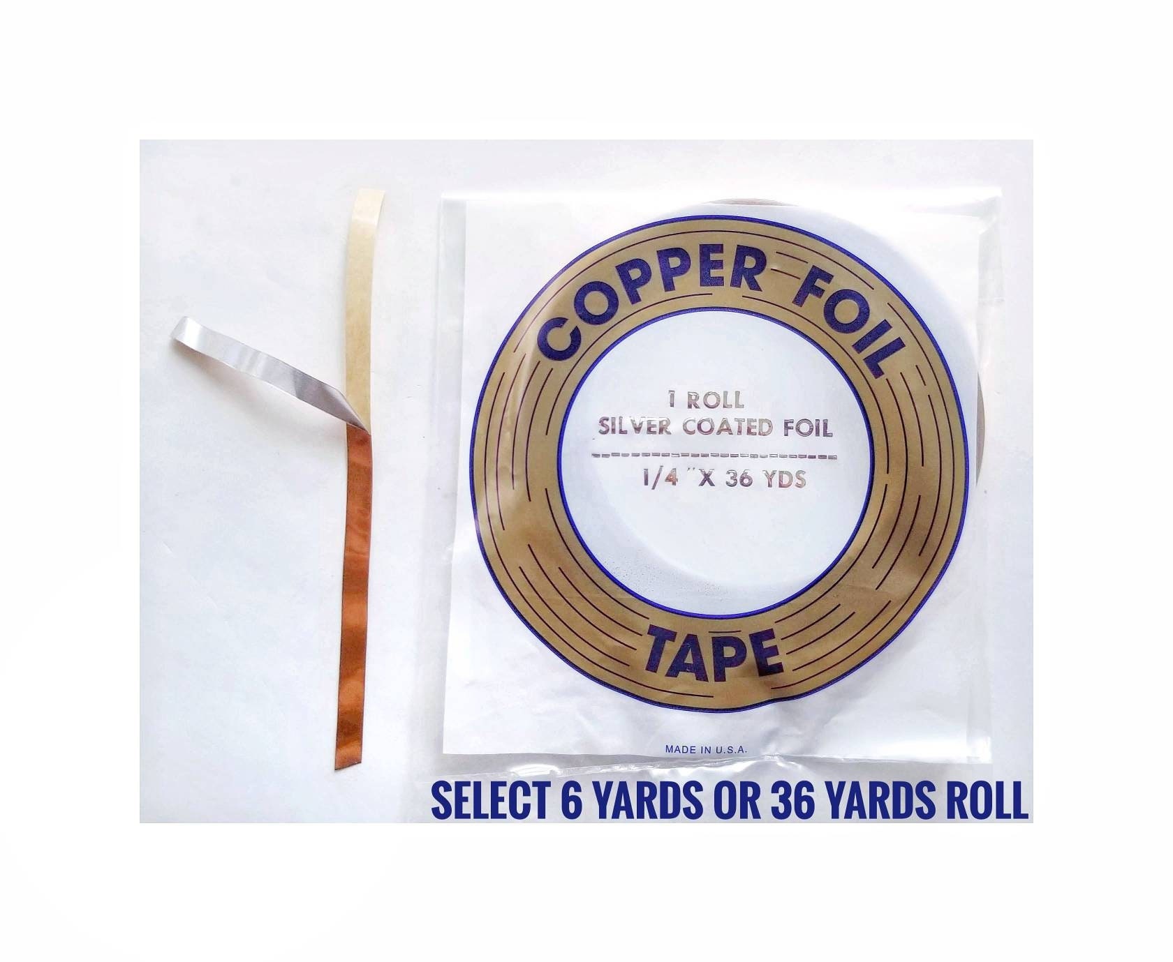 High Quality Electrically Masking Conductive Copper Foil Tape for Soldering  - China Cooper Foil Tape, Copper Foil Adhesive Tape