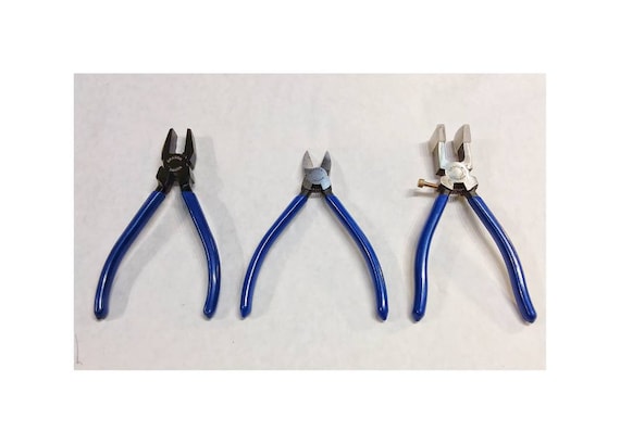 Lightweight Plastic Running Pliers for Stained Glass Tile Breaking