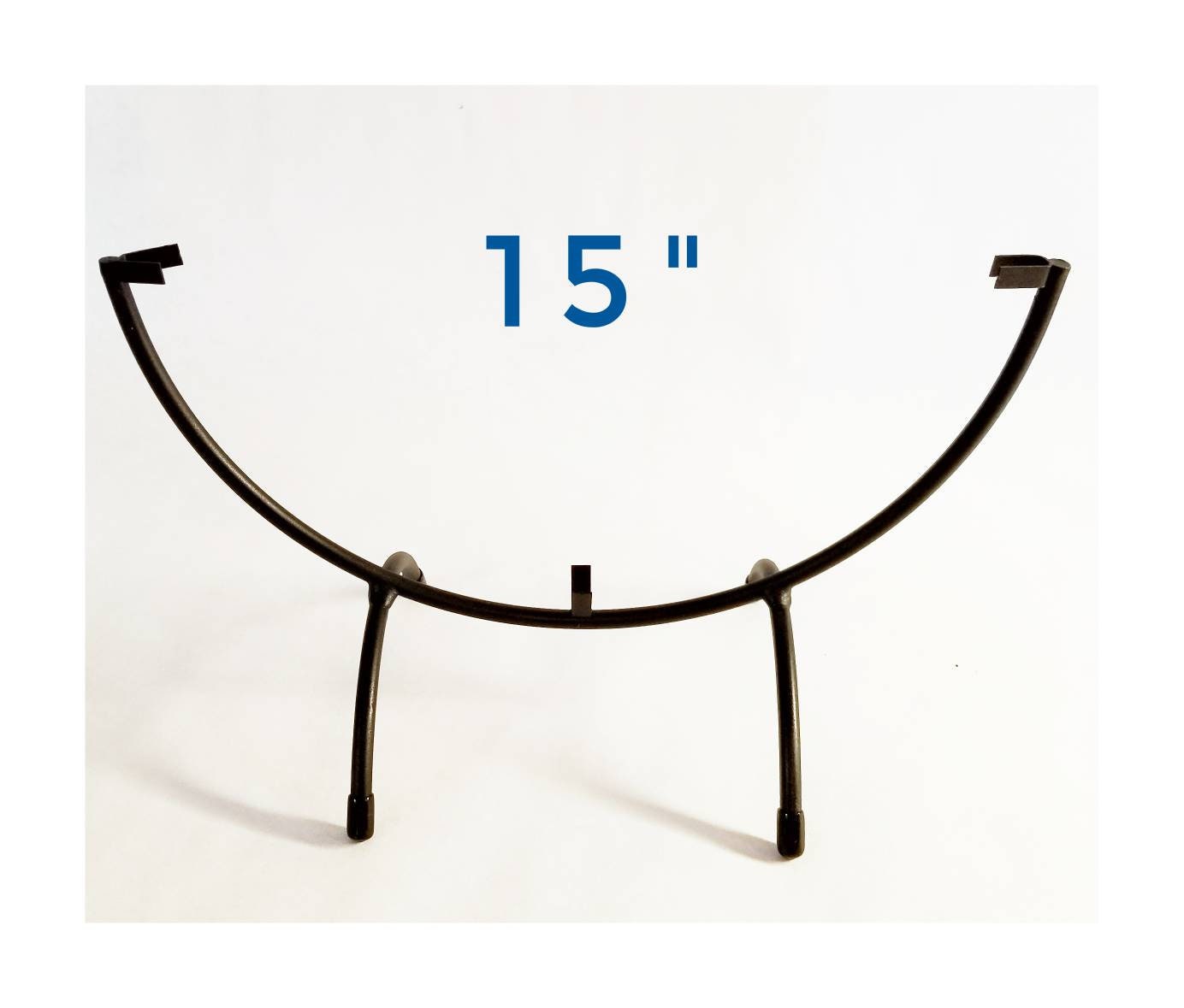 Doll Making Painted Black Metal. Display Stand for Glass Art Displays