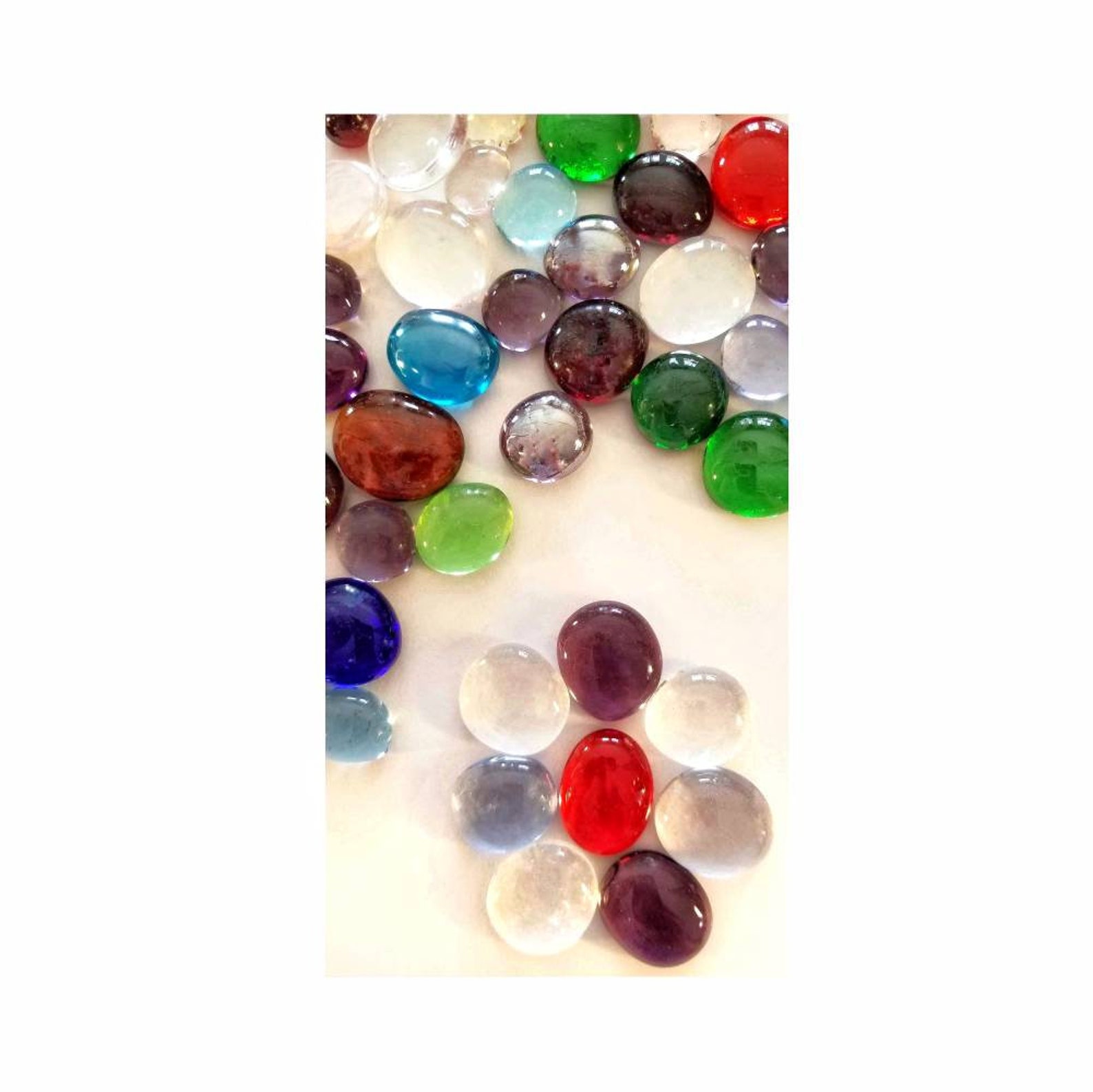 Glass Nuggets for Stained Glass Assorted Colors/stepping Etsy