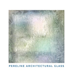 Glass Pack Clear Architectural Stained Glass Sheets. Pelerine Texture by Pilkington. Stamped Pressed Design, Thicker than most Art Glass.