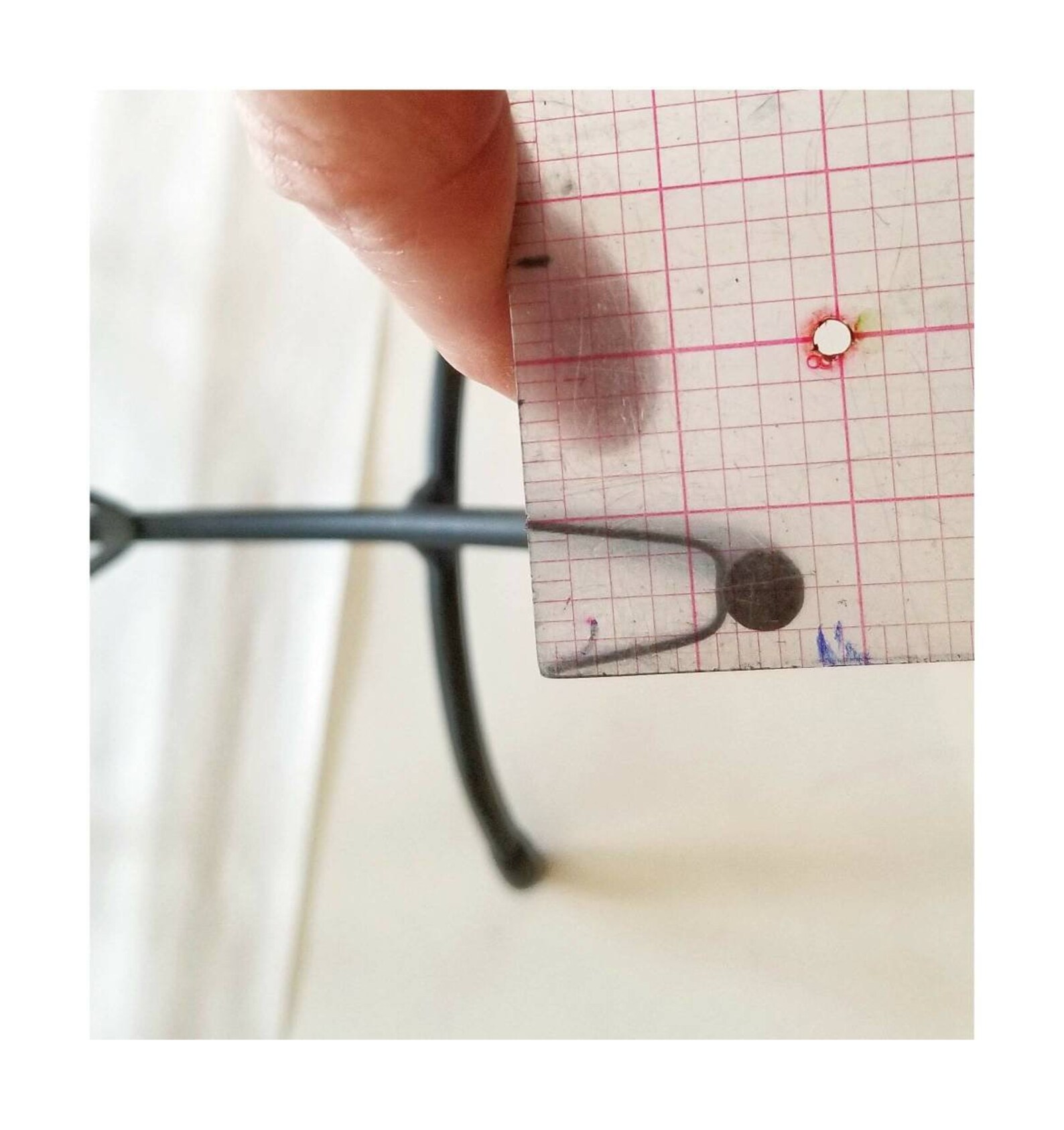 Round Stand for Stained Glass Display Black Metal Finish Etsy