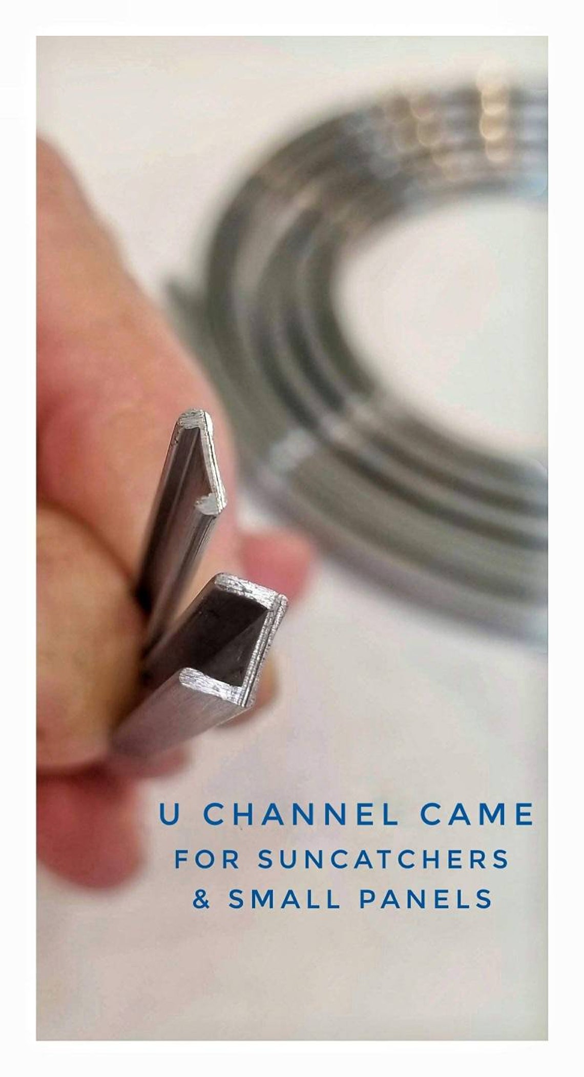 Stained Glass 1/8 U Channel lead came. Edging for Etsy