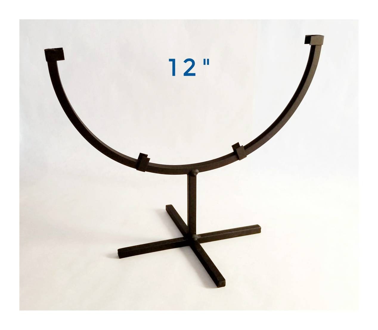 Round Stand for Stained Glass Display Black Metal Wrought Iron Etsy UK