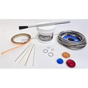 Beginner Stained Glass Cutting & Soldering Tool Set. Carbide Cutter ...
