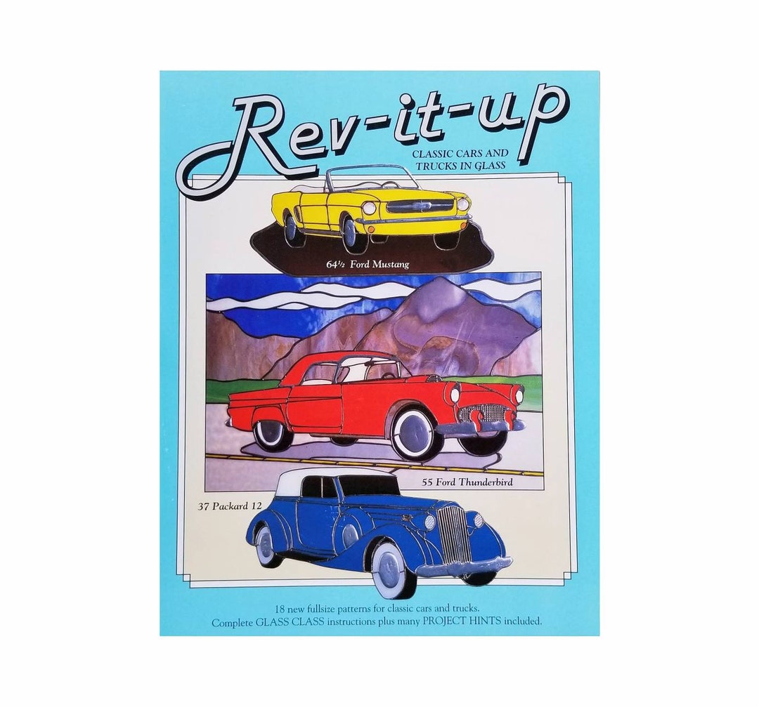 Classic Car & Truck Patterns, Rev-it-up. Stained Glass, How