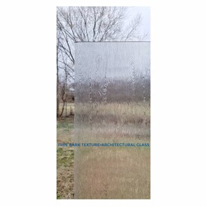 Tree Bark Textured Stained Glass Sheets. Clear Architectural Madera by Pilkington. Fun Craft Glass Tree Design Projects. Etsy Italia