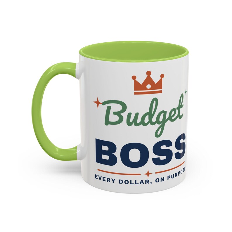Budget Boss Mug, Funny Budget Coffee Mug, Money Saving Gift, Personal Finance Gift, 11oz Ceramic Mug image 14