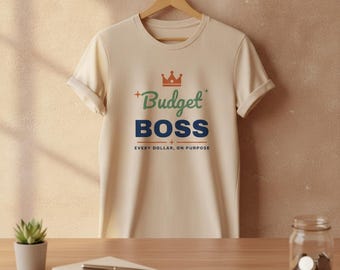 Camiseta Budget Boss, Camiseta divertida para ahorrar dinero, Regalo para ahorrar dinero, Camiseta de finanzas personales, Algodón cómodo unisex