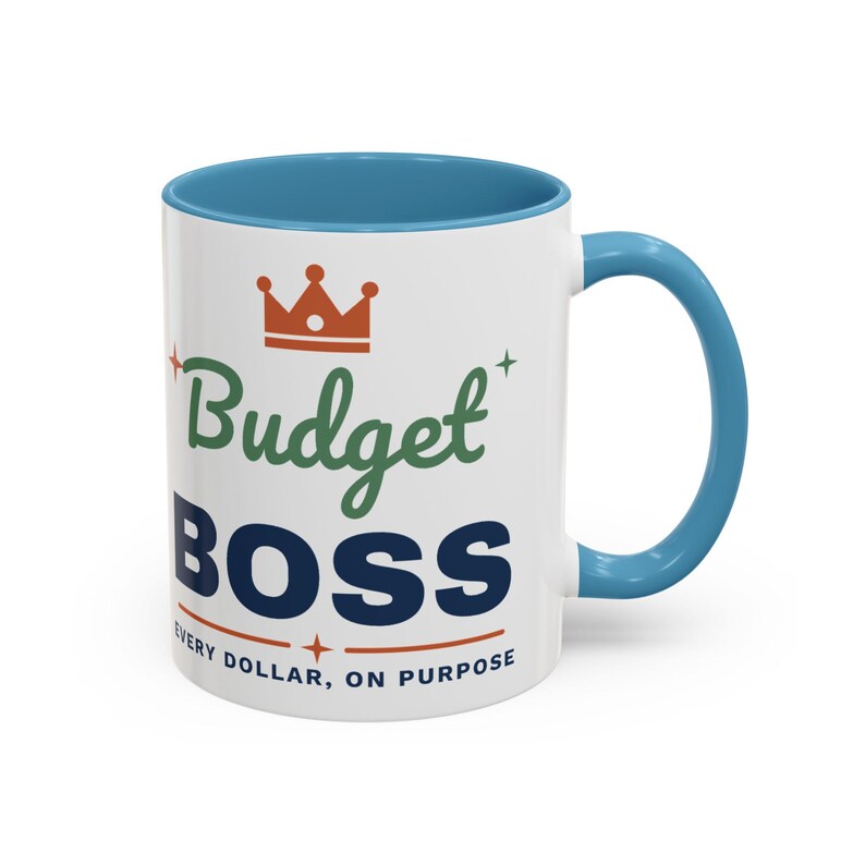 Budget Boss Mug, Funny Budget Coffee Mug, Money Saving Gift, Personal Finance Gift, 11oz Ceramic Mug image 7