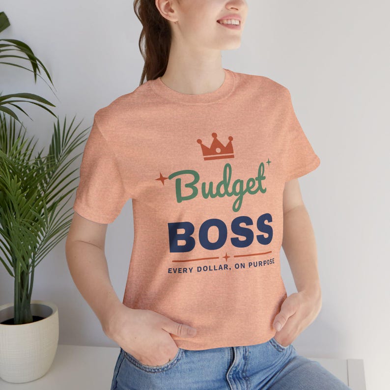 Budget Boss Shirt, Funny Budget T-Shirt, Money Saving Gift, Personal Finance Tee, Unisex Comfort Cotton image 12