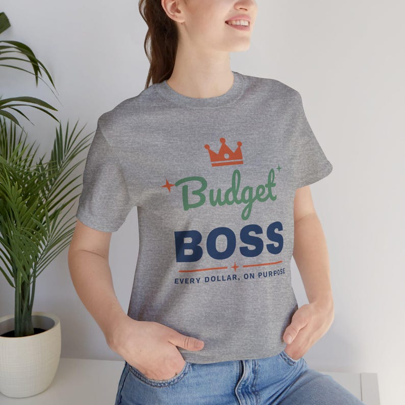 Budget Boss Shirt, Funny Budget T-Shirt, Money Saving Gift, Personal Finance Tee, Unisex Comfort Cotton image 18