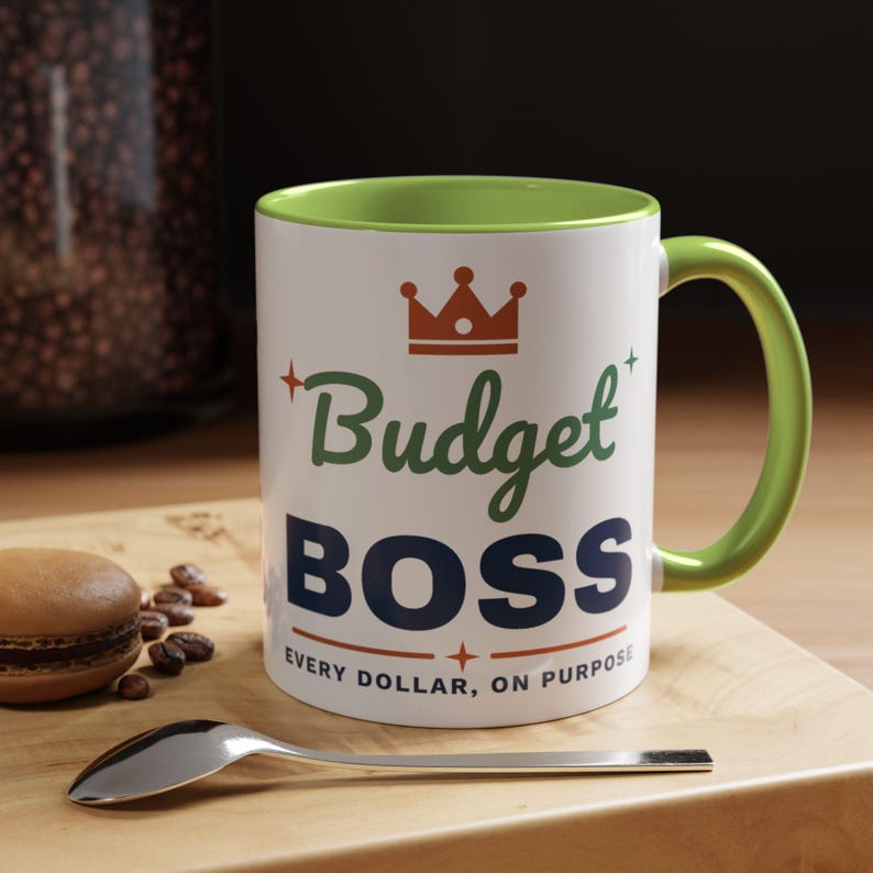 Budget Boss Mug, Funny Budget Coffee Mug, Money Saving Gift, Personal Finance Gift, 11oz Ceramic Mug image 15