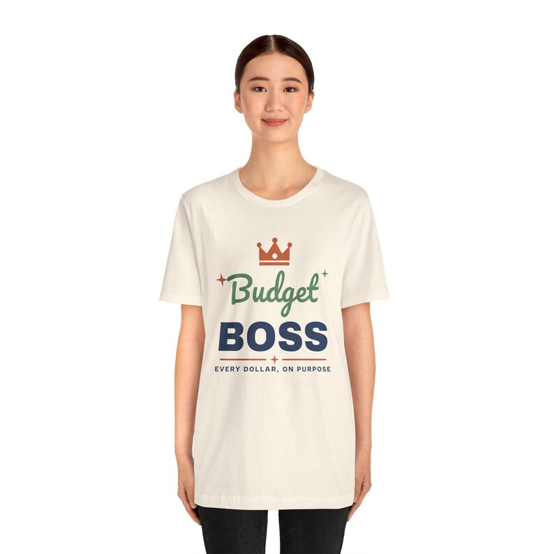 Budget Boss Shirt, Funny Budget T-Shirt, Money Saving Gift, Personal Finance Tee, Unisex Comfort Cotton image 5