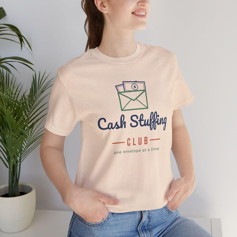 Cash Stuffing Club Shirt, Funny Budget T-Shirt, Money Saving Gift, Personal Finance Tee, Unisex Comfort Cotton image 10