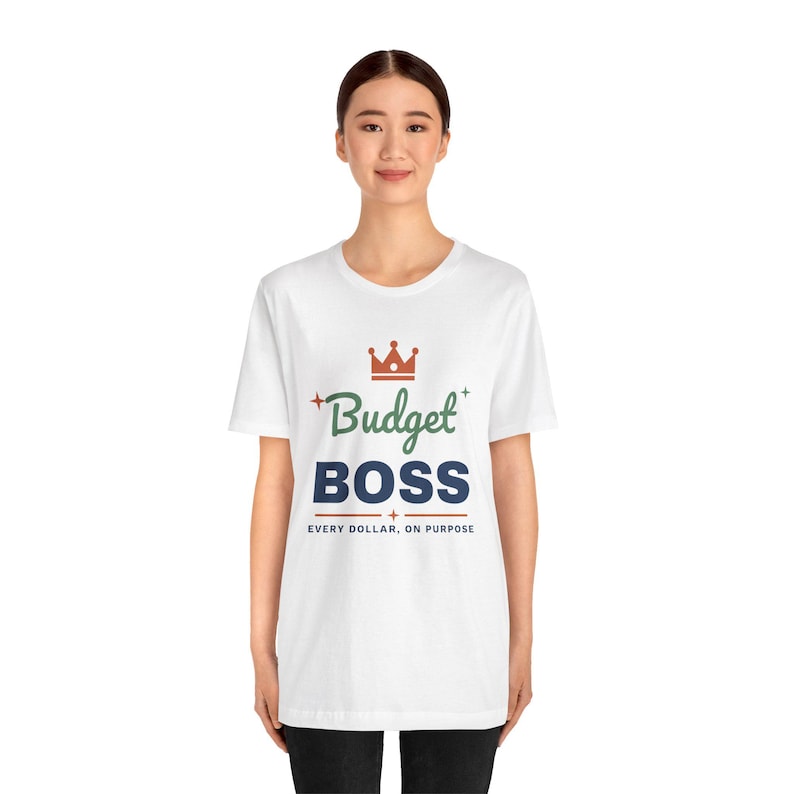 Budget Boss Shirt, Funny Budget T-Shirt, Money Saving Gift, Personal Finance Tee, Unisex Comfort Cotton image 2