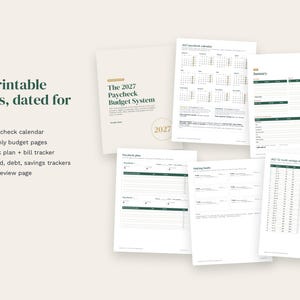 Kalkylbladssystem för lönecheckbudget 2027, budgetplanerare varannan vecka i Google Sheets i Excel, räkningsspårning via lönecheck, budgetmall för par bild 8