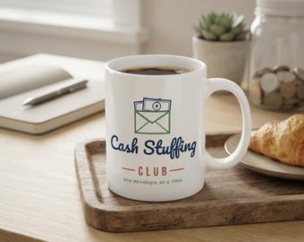 Taza del Club de Ahorro de Dinero, Taza de Café Divertida para Ahorrar Dinero, Regalo para Ahorrar Dinero, Regalo de Finanzas Personales, Taza de Cerámica de 325 ml