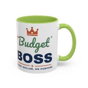 Budget Boss Mug, Funny Budget Coffee Mug, Money Saving Gift, Personal Finance Gift, 11oz Ceramic Mug image 13