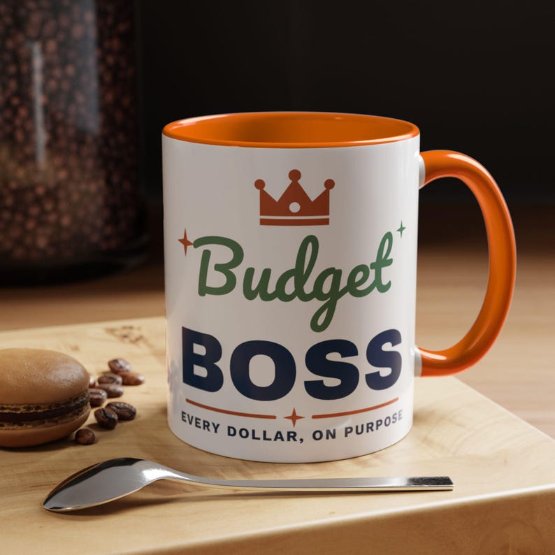 Budget Boss Mug, Funny Budget Coffee Mug, Money Saving Gift, Personal Finance Gift, 11oz Ceramic Mug image 12